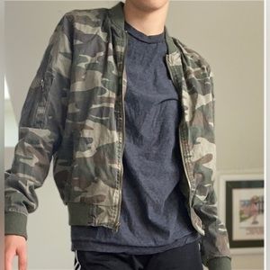 Women’s Camo Bomber Jacket